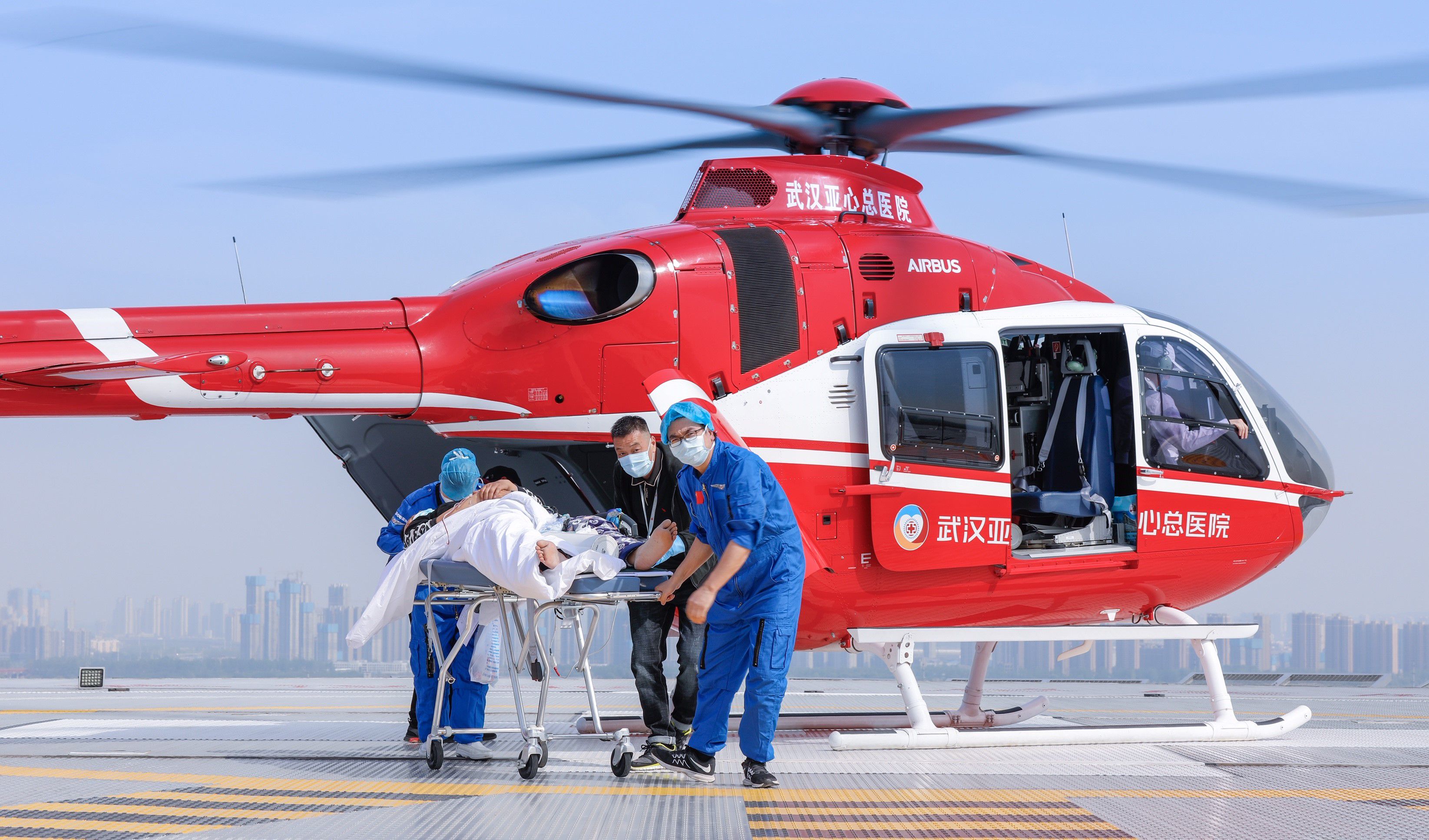 H135-Wuhan-Yaxin Hospital HEMS